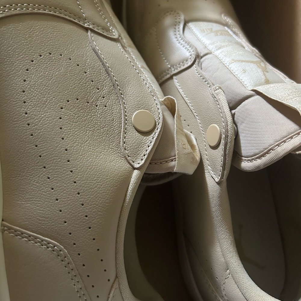 WMNS Air Jordan 1 Retro Low Slip (Desert Ore/Light Cream) - Size 12 women’s